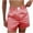 Watermelon Red, variant on Plebaso Women's Striped Lounge Shorts Casual Elastic High Waist Pajama Shorts Loose Comfy Beach Shorts