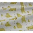 thumbnail image 6 of oneOone Viscose Jersey Lime Green Fabric Bear Quilting Supplies Print Sewing Fabric By The Yard 60 Inch Wide, 6 of 7