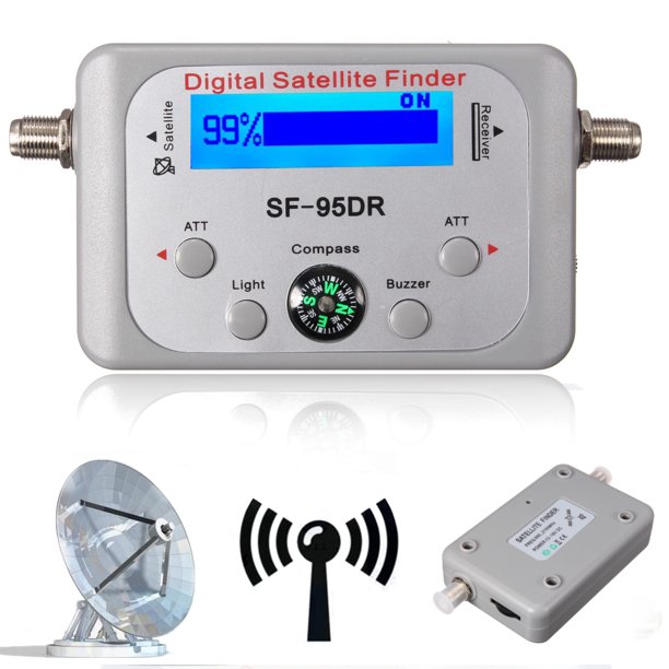 M.way Digital LCD Satellite Signal Finder Meter for Dish Network