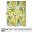 thumbnail image 4 of Nawypu  Lemon Print Blanket Flannel Fruits Throw Blankets Gift for Aldults Kids Bed Couch Sofa, 4 of 6