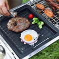 thumbnail image 2 of relayinert Non-stick Griddle Plate Grill Pan Frying Pans Kitchen Outdoor Barbecue Camping Cooking Tool, 2 of 5