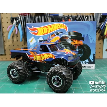 Skill 2 Model Kit Hot Wheels Race Team Monster Truck 1/25 Scale Model by AMT