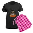 thumbnail image 5 of CafePress - PD Moreno's Halloween Owl - Women's Short Sleeve Print T-Shirt and Pants Dark Cotton Pajama Set, 5 of 7