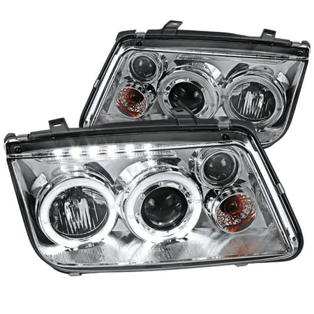 Spec D Tuning 1999 2004 Volkswagen Jetta Led Halo Projector Spec D Tuning 1999 2004 Volkswagen Jetta Led Halo Projector Headlights 2000 2001 2002 2003 Left Right