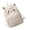 White, variant on Trendy Study Travel Bags Wear Resistant Daypack Ergonomic Shoulder Support