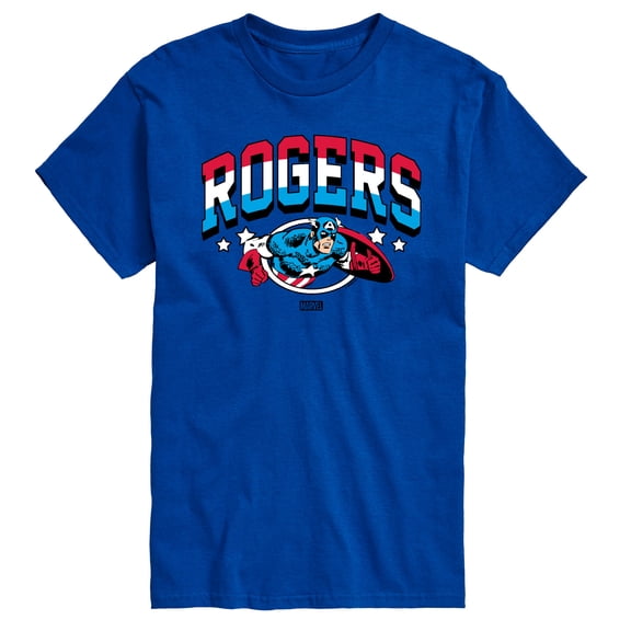 Marvel Captain America - Rogers - Men's Short Sleeve Graphic Tee