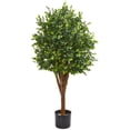 thumbnail image 2 of Nearly Natural 4' Eucalyptus Artificial Tree UV Resistant (Indoor/Outdoor), 2 of 2