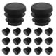 thumbnail image 1 of 30 tapones redondos de plástico para patas de sillas y mesas, protectores de muebles, color negro, 1 of 8