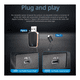thumbnail image 3 of Adaptador Inalámbrico Carplay Android Auto 2 En 1 Malubero Negro Dorado, 3 of 5