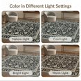 thumbnail image 7 of ODIKA 9'x12' Washable Area Rug Non-Shedding, Easy Care Scroll With Vintage Southwestern Border Motifs Oriental Boho Floral Playful for Master Suite, California King, Under Bed, 7 of 7