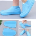 thumbnail image 4 of ZOUSSIQI Housse de Chaussures Imperméable, Housses de Chaussures en Silicone Antidérapantes Réutilisables Protecteur de Chaussures Unisexe Imperméable pour Cyclisme en Plein Air Randonnée CA919-33803, 4 of 9