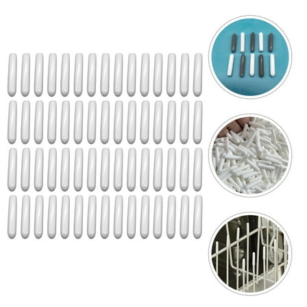 Soimiss 200Pcs Dishwasher Parts Accessories Plastic White for Dishwasher Rack Components