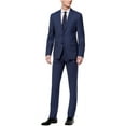 thumbnail image 2 of Calvin Klein Mens Infinite Stretch Two Button Blazer Jacket, Blue, 44 Long, 2 of 2