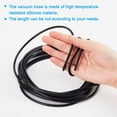thumbnail image 5 of 1Roll 16.4 Feet Black Vacuum Hose 5/32inch(4mm) High Temperature Silicone Vacuum Tubing Hose 1/12inch Vacuum Tube Vacuum Line Kit, 5 of 8