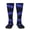 2 Black-2, variant on Cosmic-Starry-Sky Pattern Knee High Socks for Women Long Leg Warmers Socks