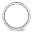 thumbnail image 3 of Stainless Steel Brushed Mens Wedding Ring Size 10.5, 3 of 8