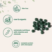 Micro Ingredients Organic Spirulina Supplement, 3000MG Per Serving, 720 Tablets