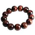 thumbnail image 4 of Sonducket de cuentas de piedra natural roja - de ojo de tigre cómoda y única única Cuentas de oración Fácil de usar Ojo de tigre rojo18MM Type2 NO2, 4 of 6