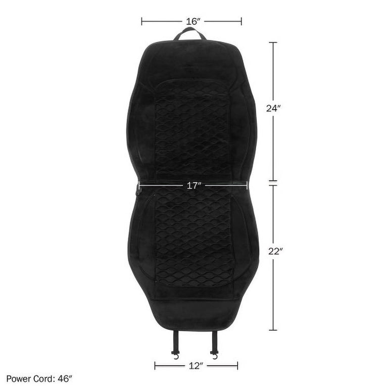 Stalwart Heated Seat Covers for Cars, 2-Pack Universal 12V photo 2