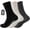 Gray Black White, variant on 3 Pairs Pilates Socks with Grips for Women, Non Slip Yoga Grip Socks, Grippy Ballet Barre Socks for Dance Hospital