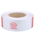 thumbnail image 1 of Caution Tape, Red White  Sticker Tape Warning  For Truck For Bike For Car, 1 of 8