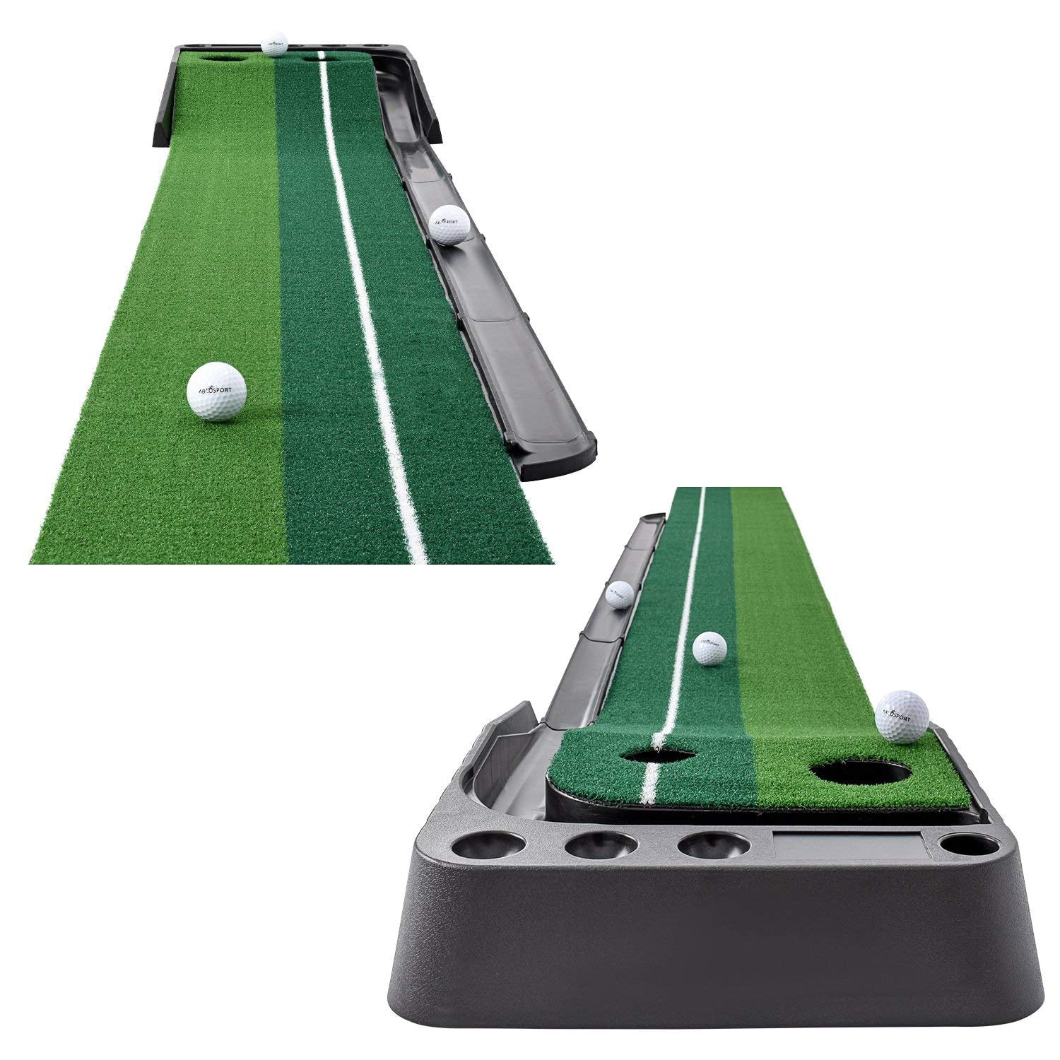 Abcosport Indoor Golf Putting Practice Mat – Auto Ball Return 