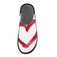 thumbnail image 3 of IAUYY Memory Foam House Slippers Suitable for Both Men and Women. Comfortable, Anti-Slip Plush Flat-Bottomed Slippers The Best Holiday Gift Oil Pastel Drawing, 3 of 9