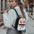 thumbnail image 3 of HELLHERO Cute Highland Cow Design Small Backpack for Hiking Daily, Lightweight Lunch Bag for Women Polyester Zipper Closure Mini Backpack, 3 of 8