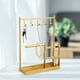 thumbnail image 5 of Soporte para pendientes Sunnimix Organizador Torre de joyería con bandeja para anillos, 5 of 8