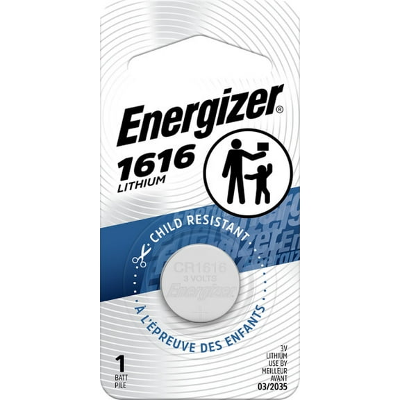 Energizer 1616 Lithium Coin Battery, 1 Pack