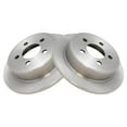 thumbnail image 3 of TRQ Rear Brake Rotors Set Solid Fits Select 2003-2007 Jeep Liberty 2003-2006 Wrangler, 3 of 5