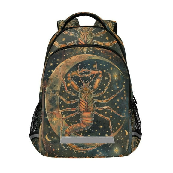 ALAZA Scorpio Zodiac Sign Backpack Elementary School Bag Bookbag Travel Rucksack
