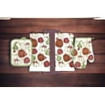 thumbnail image 3 of Serafina Home Farmhouse Fall Decor Kitchen Towels and Pot Holder Set: Colorful Wine Red Green Burnt Orange and White Pumpkins 5 Piece Set, 3 of 5