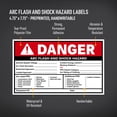 thumbnail image 2 of Avery Arc Flash/Shock Danger Labels, 4.75" x 7.75", 40ct, 2 of 7