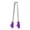 A-Purple, variant on Ice Tongs,Thickened Silicone Grip and Stainless Steel Construction,Heavy Duty Bar Tool for Cocktail Making,Beverage Service and Kitchen Use(Blue)