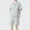 3#Light Blue, variant on JXMVOJ Men's Summer Polyester Short Sleeve Shirt & Shorts Set | Lightweight Comfortable | Turndown Collar Stylish Design | Casual Daily Outdoor Wear | Spring/Summer Fashion for Men