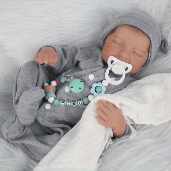 Dayoff Kids 18 Inch Lifelike Reborn Baby Dolls -Realistic Baby Doll With Clothes(No Accessories)For Kids Age 3 
