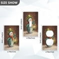 thumbnail image 2 of Light Switch Cover Switch Plate Outlet Cover Plug Cover for Electrical Unused Outlet Cover Green-clad Snowman, 2 of 6