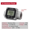 thumbnail image 2 of Digital Flow Meter Stainless Steel 1 1.5 2 Inch Electronic Water Urea Flowmeter with LCD Display Totalizer, 2 of 7