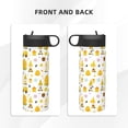 thumbnail image 3 of Fotbe Gnomes Bees Pattern 18oz Sports Insulated Kettle Stainless Steel Sports Insulated Kettle For Running Hiking Cycling Climbing Man'S Woman'S Water Bottle, 3 of 8