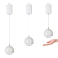 thumbnail image 1 of FSLiving Adjustable Height Track Pendnat Light J-Type Retractable Lift Track Pendnat Light Touchless Power Control with Stepless Dimming Indoor Island Light Free Height Lamp,Matte White - 3 Pack, 1 of 8