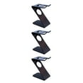 thumbnail image 2 of Youkk Plastic Z-Shape Stand Barber Salon Brush Holder Tools Shaving Rack Black Style A 3Set, 2 of 6