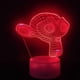 thumbnail image 1 of Lámpara de mesa con luz nocturna Monkey 3D LED para dormitorio infantil, 1 of 2