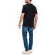 thumbnail image 4 of s.Oliver Camiseta hombre - Basic, estampado logo, cuello redondo, algodón Negro S (Small), 4 of 5