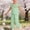 Green, variant on Amidoa Girls Summer 2 Piece Outfits Cute Cute Tank Top and Elastic Waist Pants Kids Clothing Set Brown Size 2T Brown Size 2T