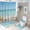 color-3, variant on Sunshine Beach Starfish Shower Curtain Waterproof Bathroom Curtain Set with Hooks Home Decor Bathroom Curtains