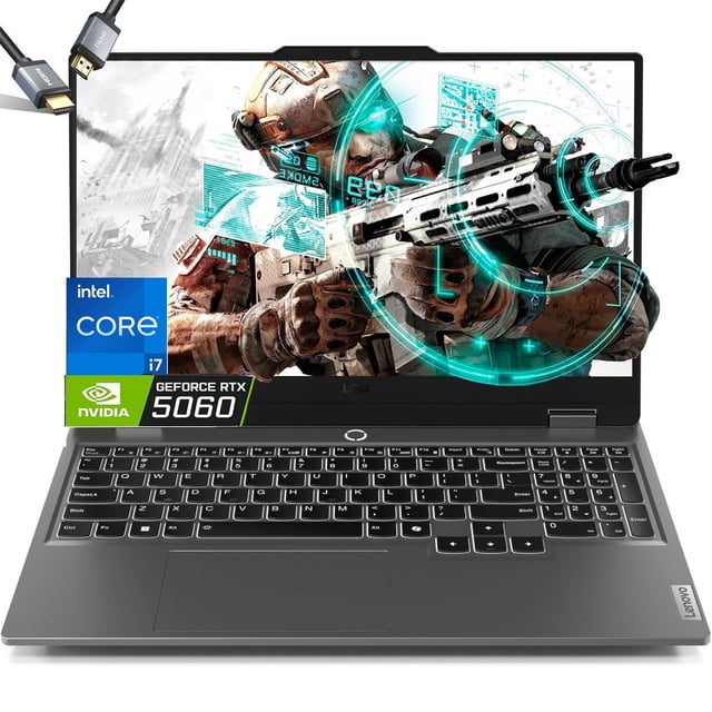 Lenovo LOQ 15 Gaming Laptop RTX 5060 - Intel Core i7-13650HX Beat AMD Ryzen 9 7940HS - Pantalla FHD de 15.6 Pulgadas - 32GB de RAM - 2TB SSD - Teclado Retroiluminado - Interruptor MUX - Windows 11 -