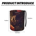 thumbnail image 3 of Naloa Butterfly Sitting on a Flower Car Trash Can Garbage Car Accessories Trash Can Car Waste Bin for for Driver and Passenger Any Vehicle, 3 of 7
