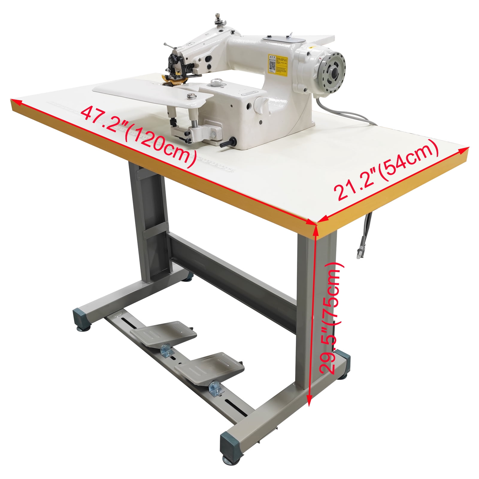 Industrial Blind Stitch Sewing Machine Portable Blind Stitch Hem Chain Stitch Machine with Sewing Table