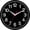 G_black Silver, variant on Wall Clock Modern 8 Inch Battery Operated Silent Non Ticking Small Analog Clock Decorative for Bedroom Kitchen Bathroom Office Home